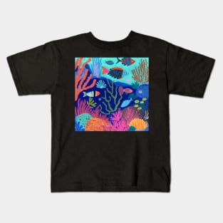 Tropical seas Kids T-Shirt